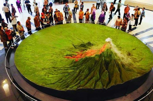 maket-gunung-merapi